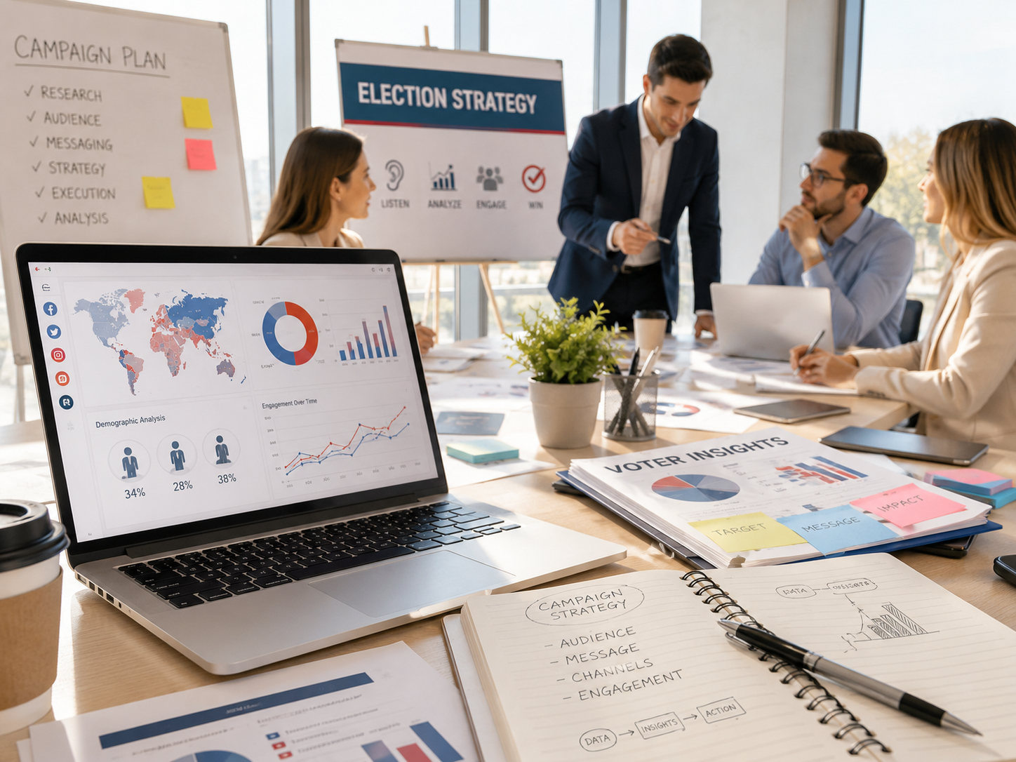 Political Strategies and Digital Marketing with Artificial Intelligence